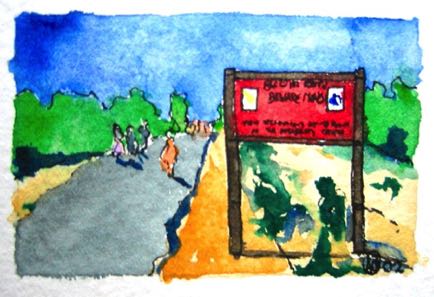 Mine Sign,
2"x3", Watercolour
SOLD Mine Sign,
2"x3", Watercolour
SOLD